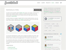 Tablet Screenshot of jamiebicknell.com